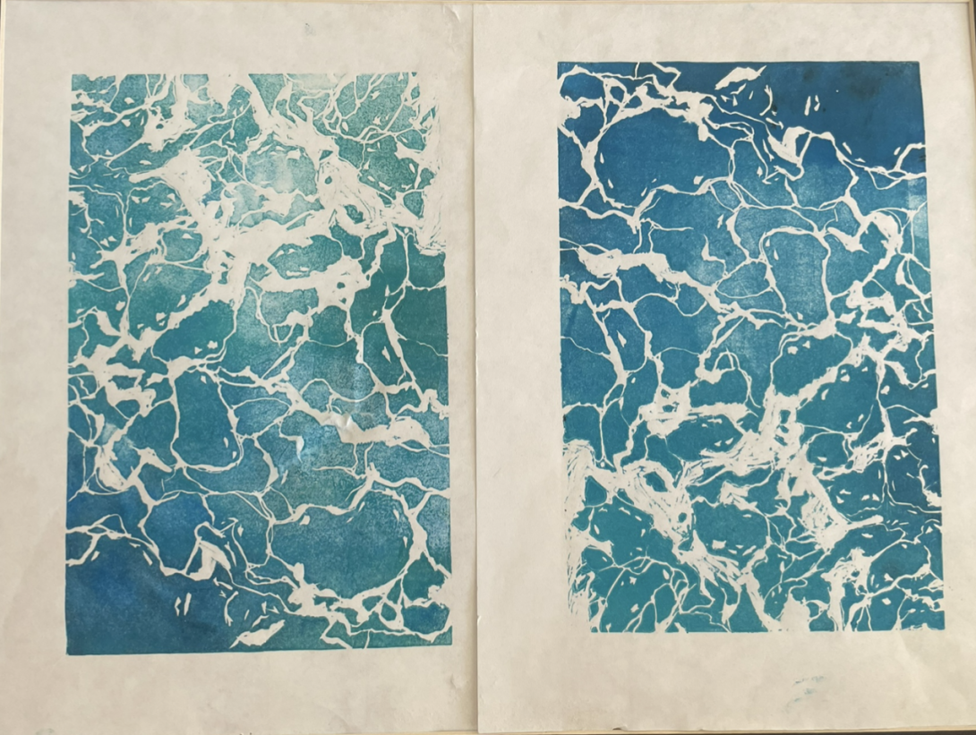 Linoleum print